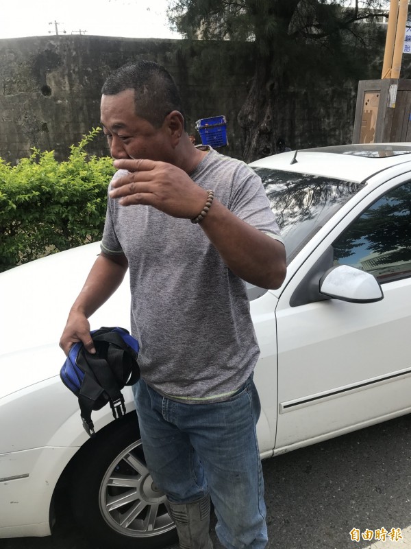 閻姓傷者無大礙。(記者蔡宗憲攝)