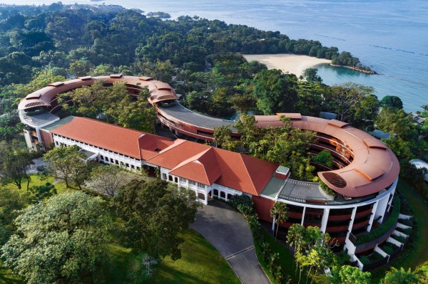 川金會地點將訂於12日,新加坡南部島嶼聖淘沙的中心,嘉佩樂酒店召開。(美聯社)