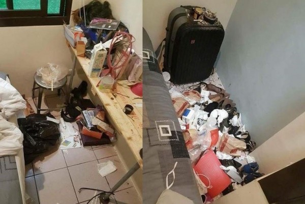 近來台中有一名房東上網抱怨,一名年輕女房客把租屋處弄得滿地垃圾,現場就如同廢墟。(圖截自爆廢公社臉書)