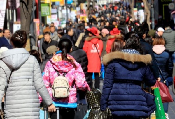有媒體報導指出,傳中國政府已下令自3月15日起,禁止旅行社、推廣南韓旅行團赴韓,業界預計中客赴韓人數將減少600萬人次。(歐新社)