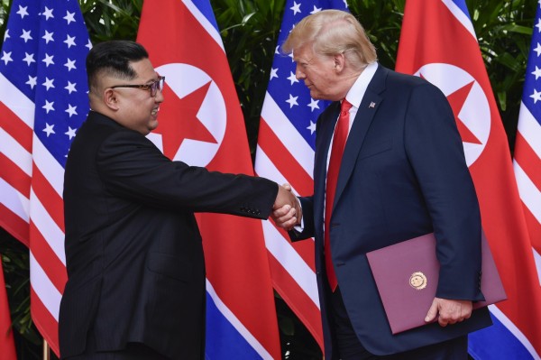 紐約時報批評,「川普被金正恩耍了」。(美聯社資料照)