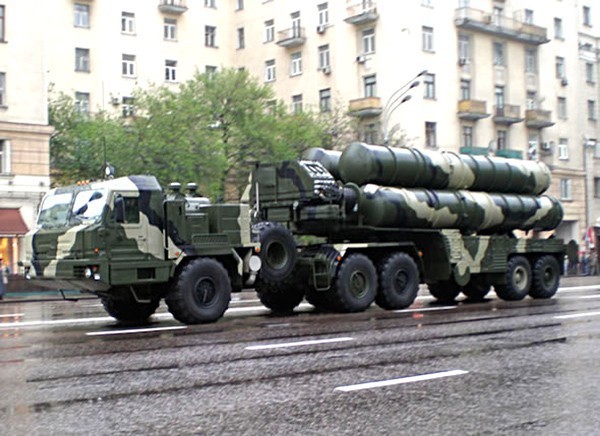中共最新型的S-400型防空飛彈最近試射成功。（中央社資料照）