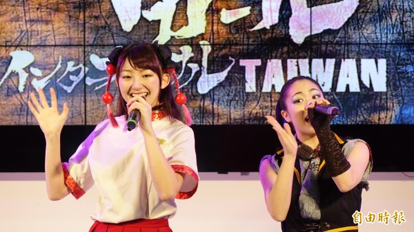 戰國降臨少女每個成員都能歌、能演、能打。(記者叢昌瑾攝)