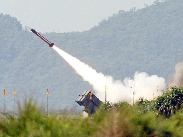 A Patriot II missile is fired during a live fire exercise by the military in an undated file photo.
Photo: File Photo