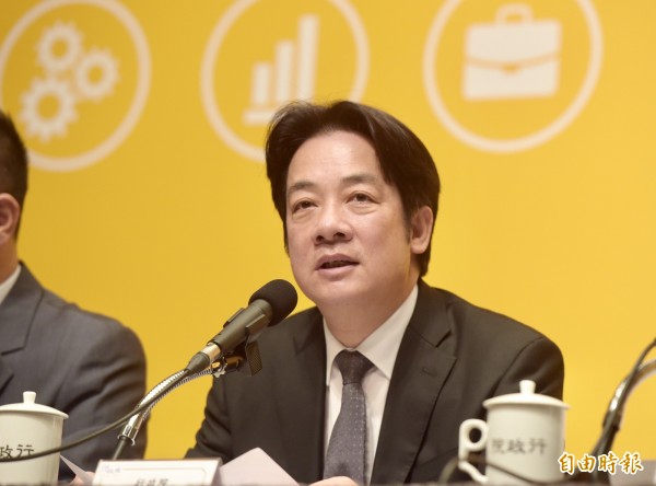 行政院院會今日通過「政治檔案條例草案」,強化國家檔案的徵集管理。圖為行政院長賴清德。(資料照)