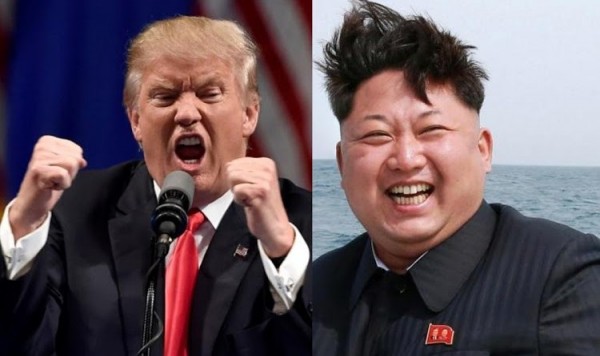 川普與金正恩看似已瀕臨開戰邊緣,卻傳出私下派人溝通對話。(資料圖 路透)