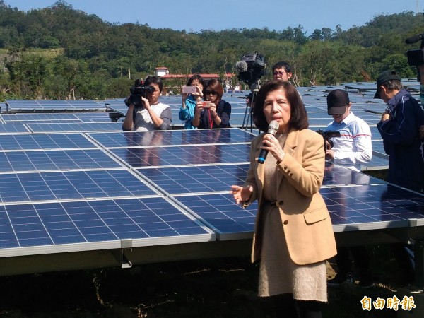 大同公司董事長林郭文艷（見圖）指出，今年將繼續搶攻太陽能光電業務，營運展望「一定不會比去年差」。（資料照）