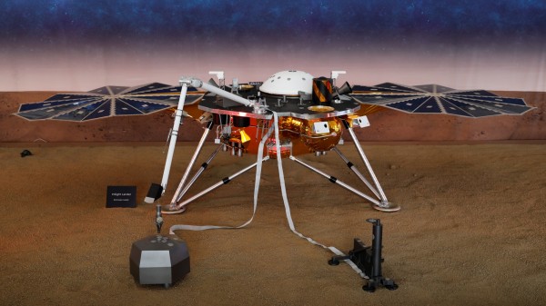 NASA的火星探測器「洞察號」。（路透）
