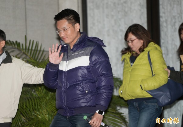 童仲彥和老婆李秀環。(資料照,記者林正堃攝)