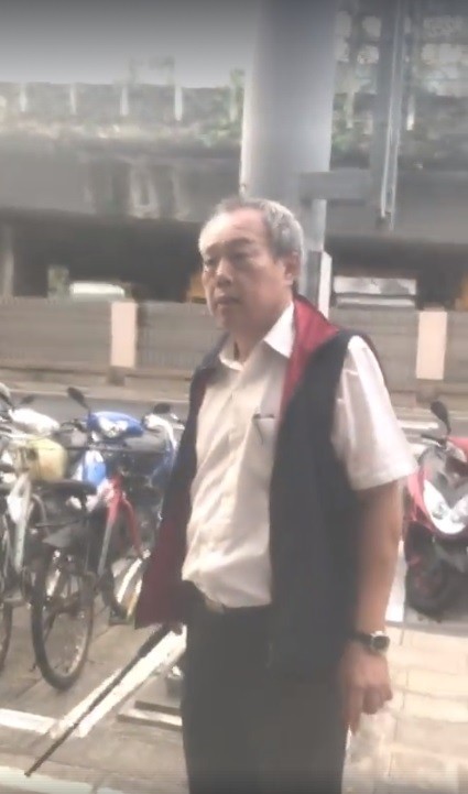打台大生張耿維的胡大剛,25萬元交保。(記者郭安家翻攝)