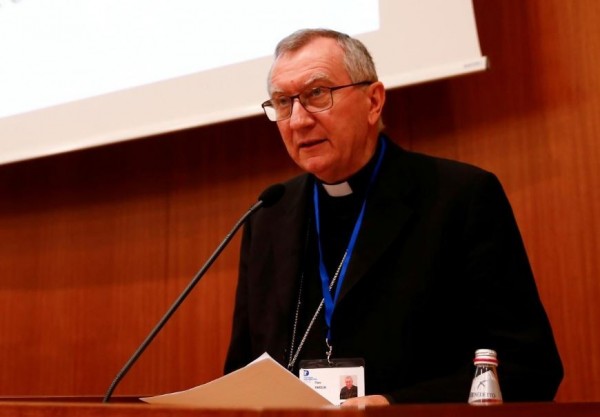 教廷國務院長帕洛林(Pietro Parolin)。(路透)