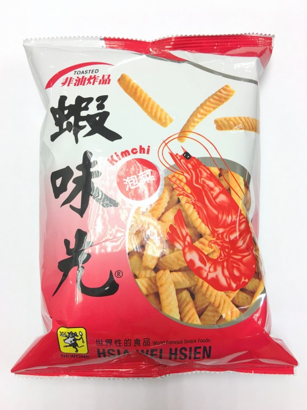 蝦味先4項口味產品疑摻入過期原料進行製作。(記者黃良傑翻攝)