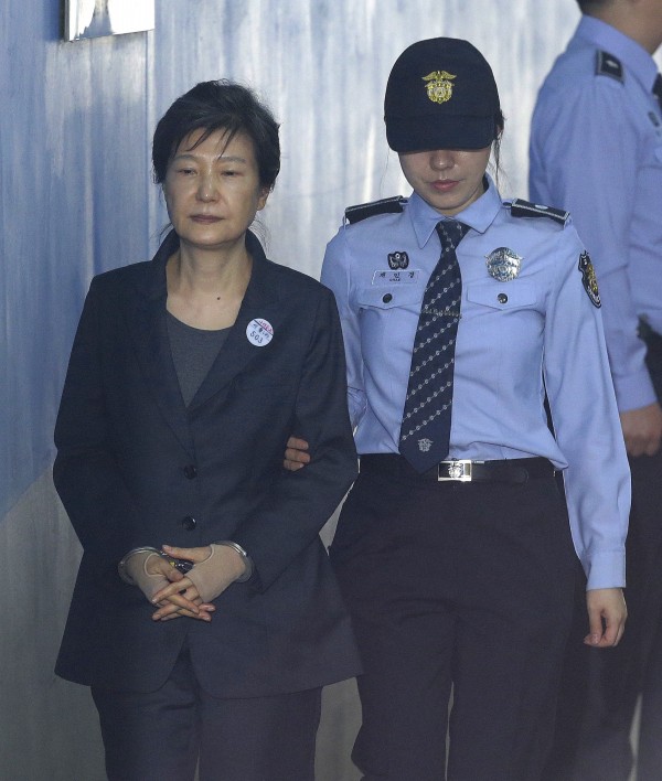 南韓前總統朴槿惠，因貪污醜聞自今年3月31日起被拘留。（美聯社）