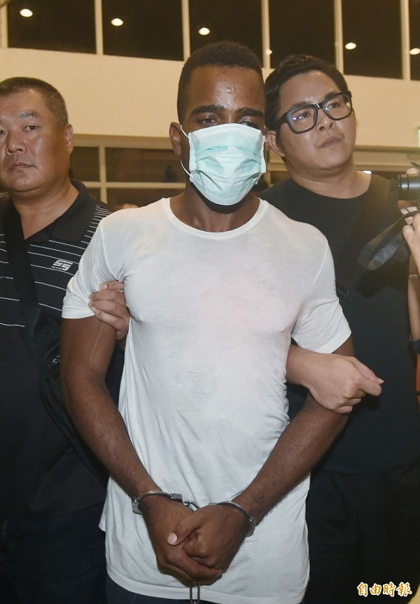 加拿大籍男子Ryan分屍案非裔嫌犯。（記者廖振輝攝）