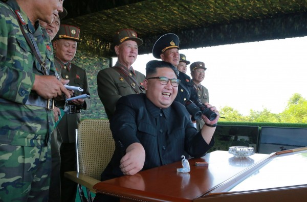 北韓今天清晨又朝東海海域發射不明物體。圖為北韓領導人金正恩。（路透）