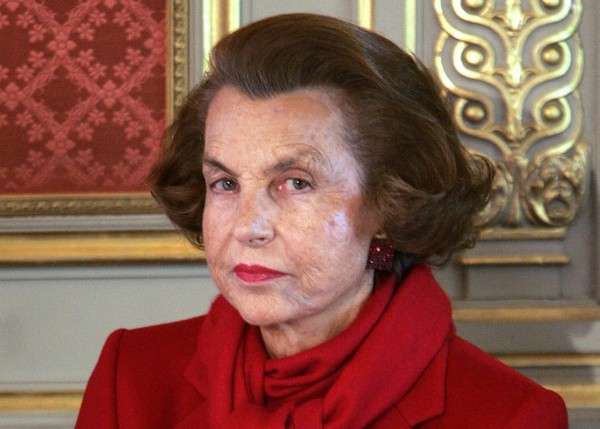 世界女首富莉莉安．貝登古（Liliane Bettencourt），同時也為萊雅集團（L'Oreal）繼承人，過世時94歲。（法新社）