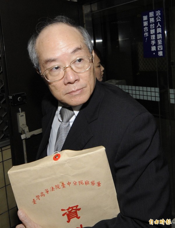 前檢察總長黃世銘。(資料照)