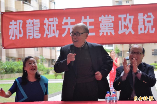 前行政院長郝柏村應邀前往馬尼拉,出席僑界的紀念活動,他在演說時強調「九二共識」是兩岸人民唯一道路。(資料照,記者張瑞楨攝)
