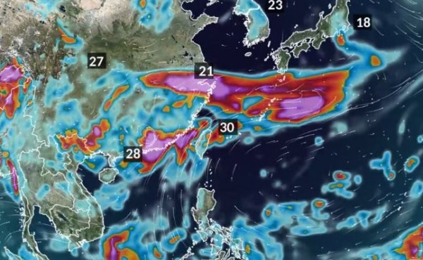 天氣風險公司總經理彭啟明指出,明天開始鋒面將為台灣各地帶來強降雨,可能持續到下週三或五,時間長達7至10天。(圖截自
彭啟明臉書)