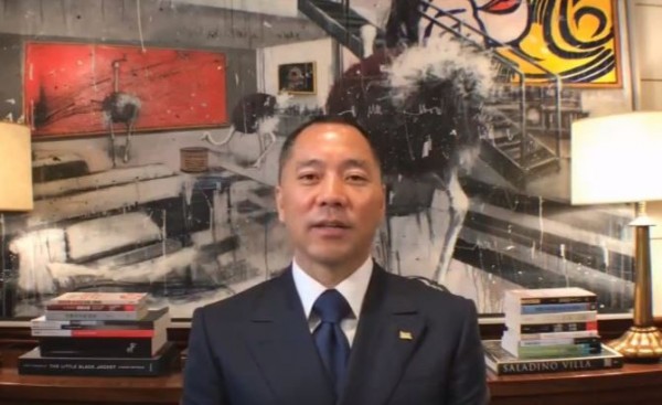 郭文貴爆料王岐山性愛醜聞。(圖取自YouTube)
