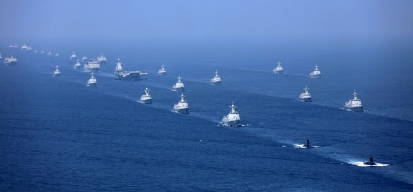 在蔡總統即將出訪之際,中國解放軍宣布在黃海有「重大軍事活動」。示意圖,與本新聞無關。(美聯社)