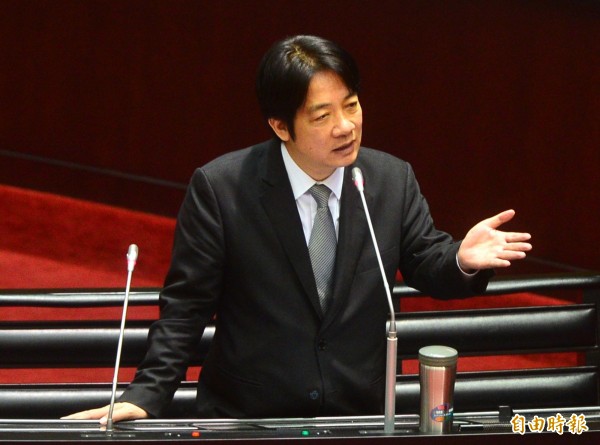 行政院長賴清德日前再度表明是「台獨工作者」,《新華社》今天撰文三問賴清德,並批他言語放浪、不收斂。(資料照)