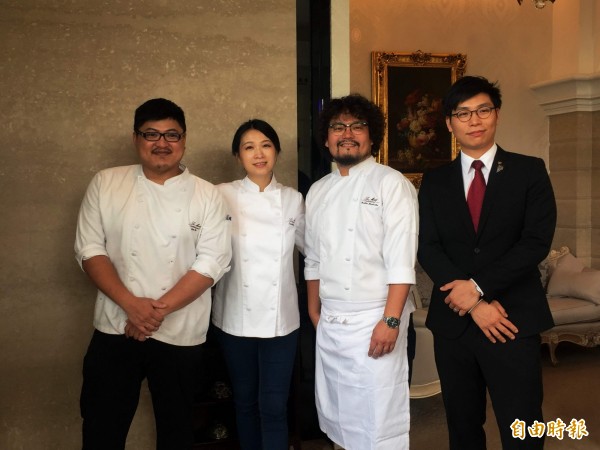 台灣數一數二法國頂尖餐廳創辦人陳嵐舒(左二),今日在官網發布聲明,確定樂沐於12月底歇業。(資料照)