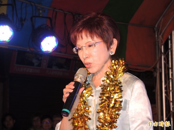 國民黨前主席洪秀柱，本月6日至14日，將以「中華青雁和平教育基金會」董事長身分，率團前往中國。（資料照，記者翁聿煌攝）