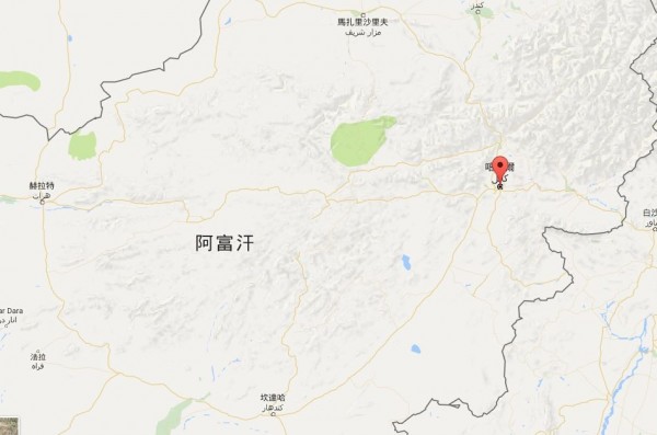阿富汗首都喀布爾（Kabul）的一間什葉派清真寺，今天（20日）晚間驚傳有自殺炸彈客在裡面引爆炸彈，造成至少30人死亡。 （圖取自Google Map）