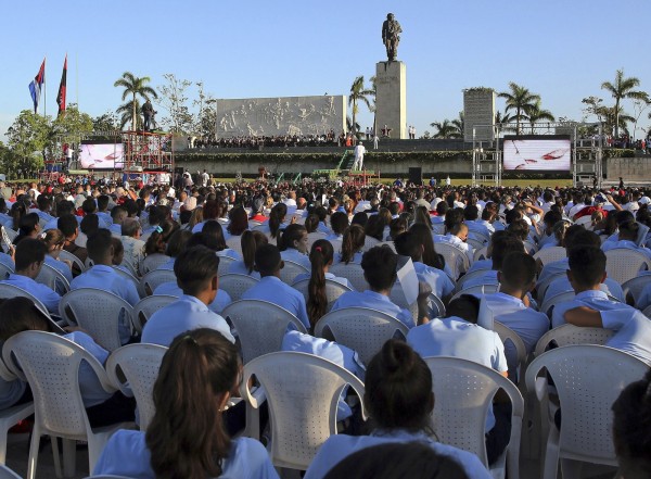 切格拉瓦位於古巴中部聖克拉拉省（Santa Clara）的紀念館與雕像。（歐新社）