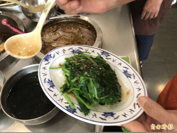 圖為燙青菜。(資料照)
圖為燙青菜。(資料照)