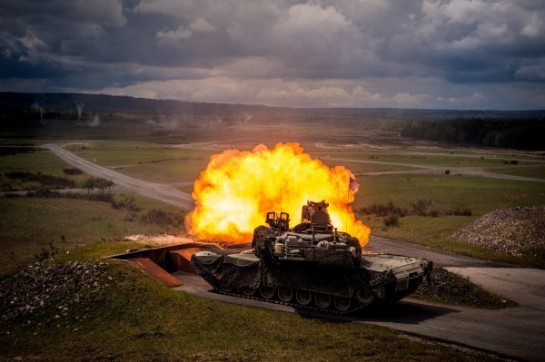 陸軍採購M1A2戰車傳已經拍板定案。(歐新社)