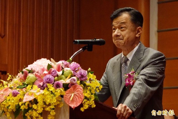司法節學術研討會,法務部長邱太三提「保全羈押制度」補漏。(記者劉信德攝)