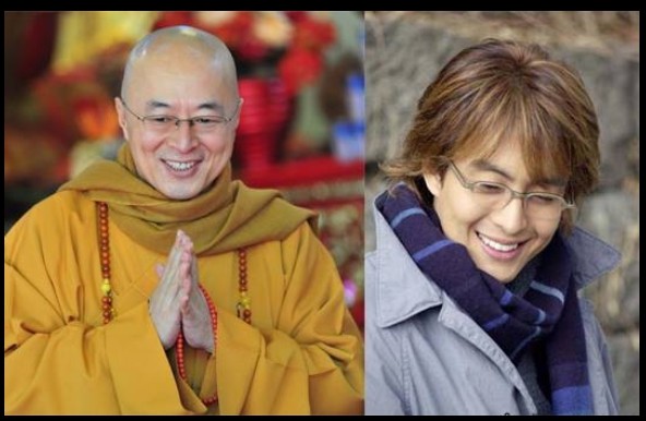 網友發現海濤法師神似裴勇俊。(圖擷取自網路)