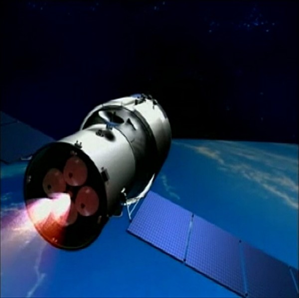 「天宮一號」於2011年發射至太空中。（路透）