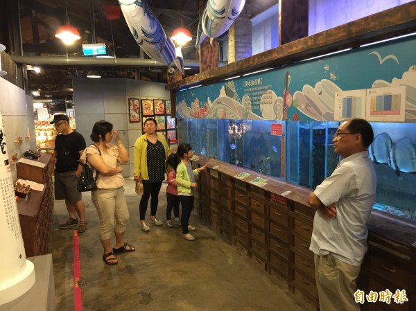 七星柴魚博物館內部原貌。(記者王峻祺攝)