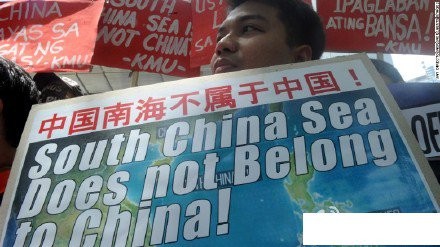 五、菲律賓人抗議南海問題(5小時40分後遭刪除,轉貼次數28383)(圖片擷取自「Medium」)