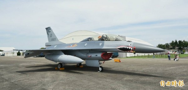 名為“太公令”的F16戰鬥機/F-16飛虎隊塗裝彩繪機曝光/