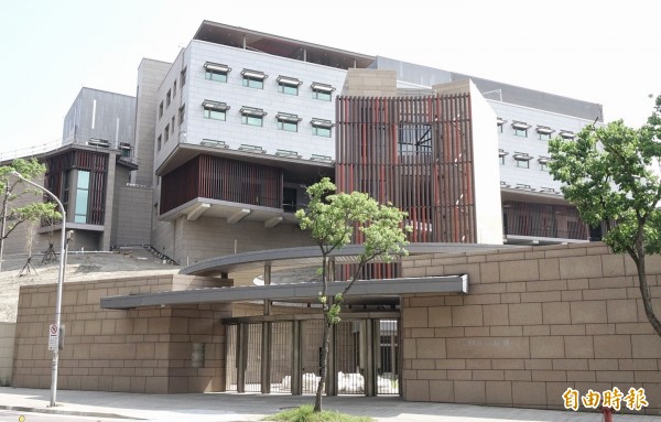 美國在台協會內湖新館外觀。(資料照)