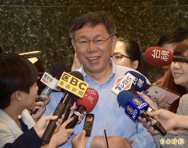柯P投資中國概念基金惹議,市府:純粹理財操作。(資料照)