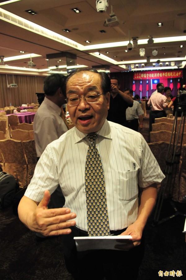 前台中縣議長、紅派大老林敏霖。(資料照,記者李忠憲攝)