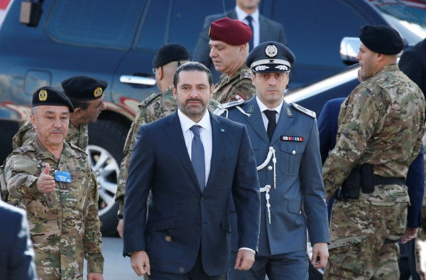 黎巴嫩總理哈里里(Saad al-Hariri)本月初宣布辭職,引發政治危機。他在週三(22日)返抵國門後宣布,「暫時不辭了」。(路透)