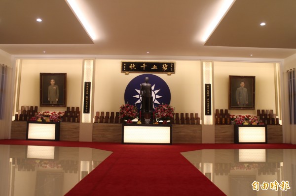 提供許多重要中國軍事情報的邵正忠、劉連昆,靈位供奉在軍情局內的「戴雨農(戴笠)先生紀念館」二樓忠烈堂,圖:軍事情報局提供。(資料照)