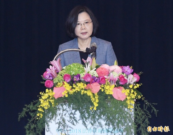 统蔡英文今日上午接见英国国会议员访问团。(资料照)