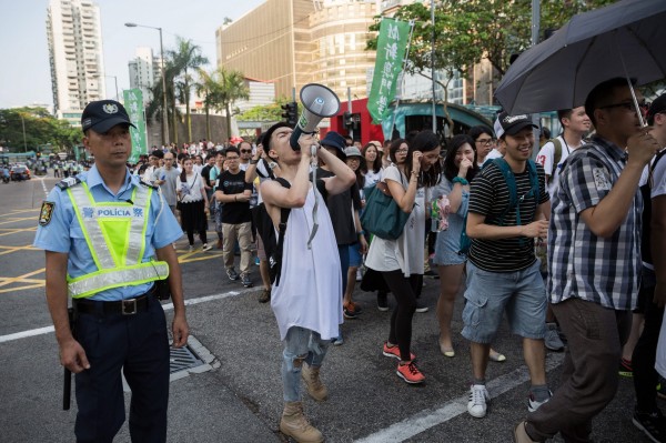 一名香港記者在入境澳門時，在國籍一欄填寫「香港」，被以對「內部保安的穩定構成威脅」而被遣返。（歐新社）