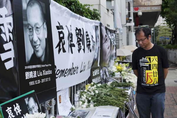 劉曉波遺體在今日火化,並由家屬進行海葬。(美聯社)
