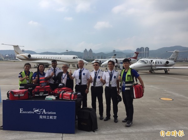 飛特立航空旗下有3架醫療專機在台灣註冊。（資料照，飛特立提供）