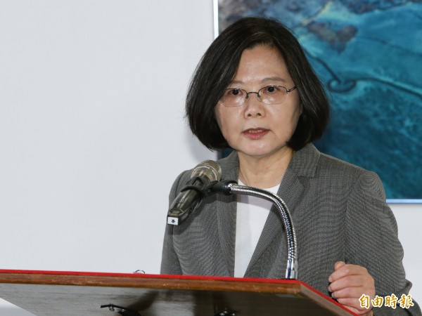台灣民意基金會公布最新調查,總統蔡英文聲望跌到上任以來最低點,僅33.1%。(資料照,記者陳逸寬攝)
