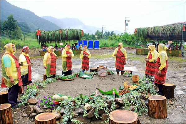 泰雅歲時祭儀 風雨中登場 地方 自由時報電子報