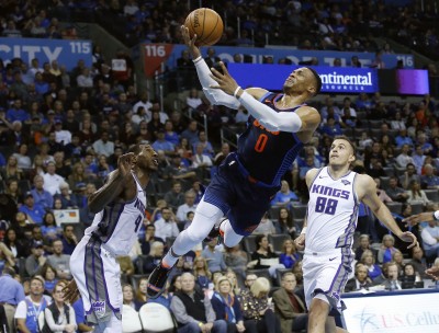 NBA》西河歸隊準大三元無用 雷霆首嚐開季三連敗(影音) NBA》西河歸隊準大三元無用 雷霆首嚐開季三連敗(影音)